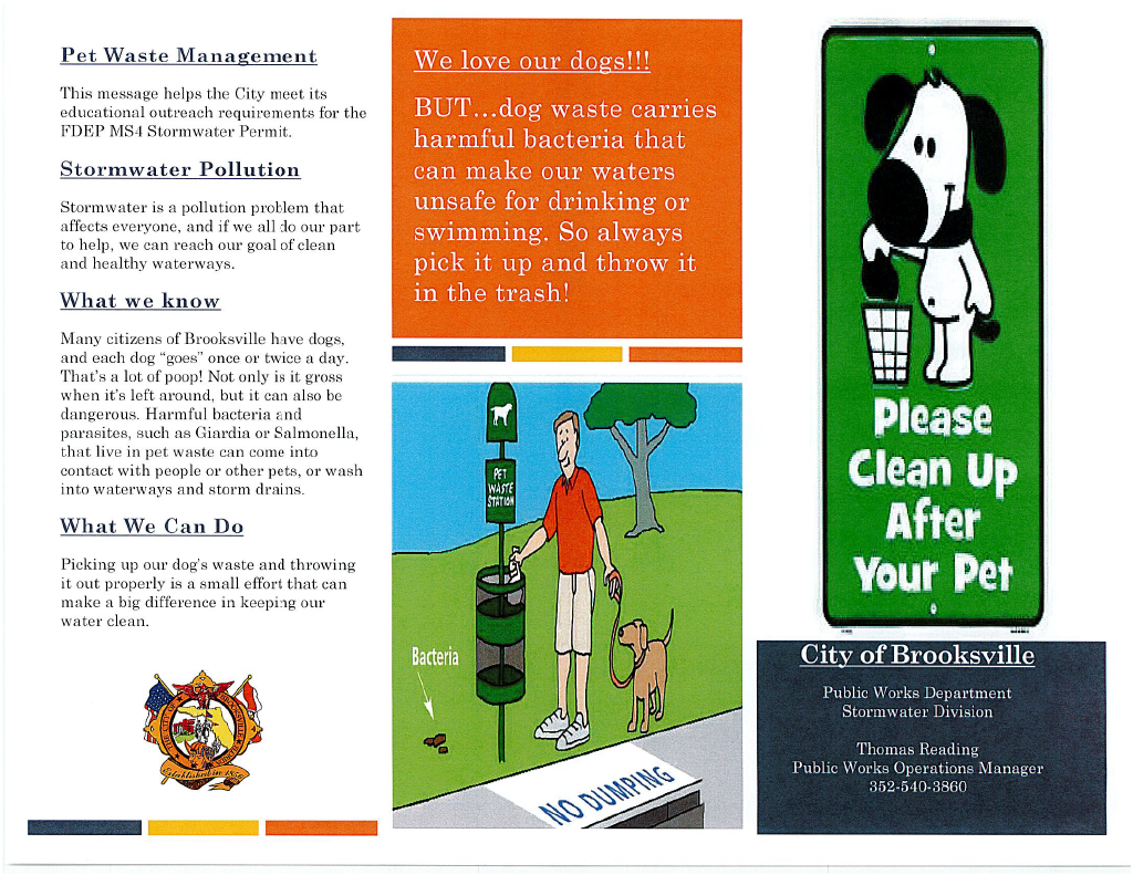 Please Clean Up Your Pet's Waste