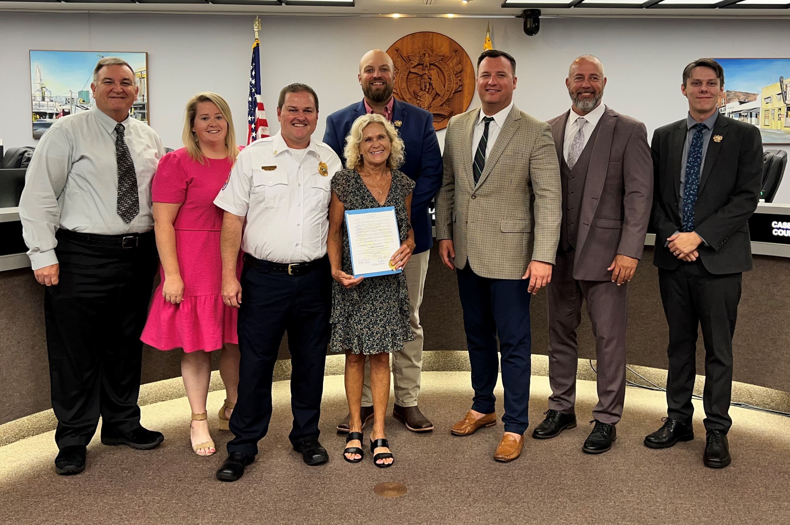 Audrey Williams Retirement Photo