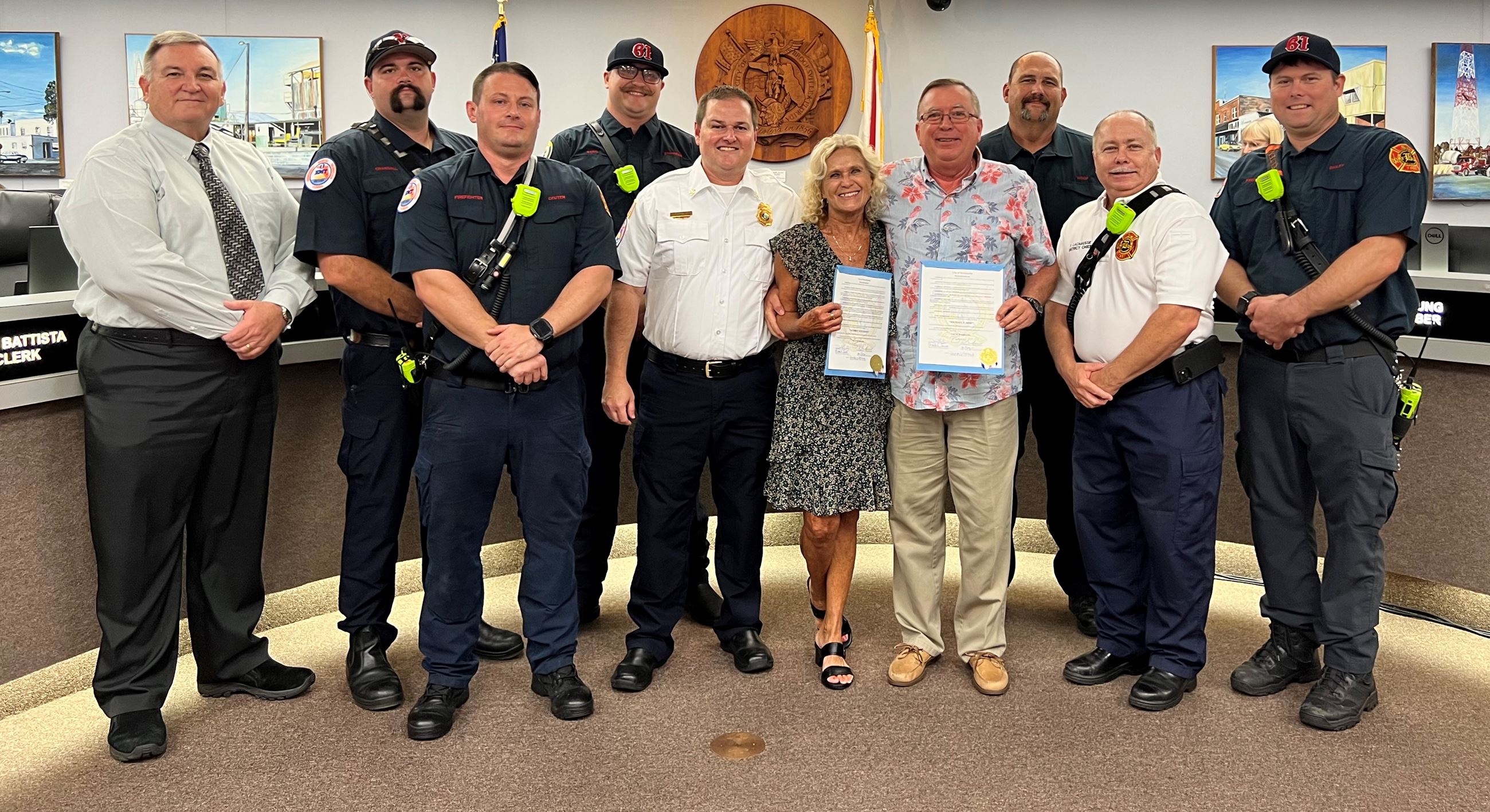 M. Dow A. Williams Retirement Photo